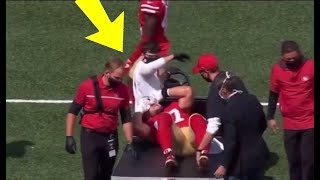 Nick Bosa Carted Off The Field After Injury | 49ers Vs Jets | NFL 2020 Week 2