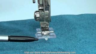 Sewing Velvet Made Easy with the Velvet Foot by The Colorful World of Sewing 45,903 views 8 years ago 1 minute, 17 seconds