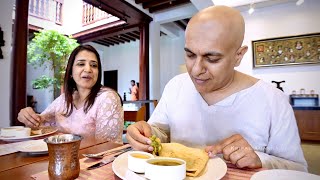 SURPRISED BY THE DELICIOUS FOOD On This Kerala Ayurveda Holiday!  Amal Tamara | Vlog 198