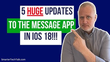 5 MEGA Updates to the Message App in iOS 18!