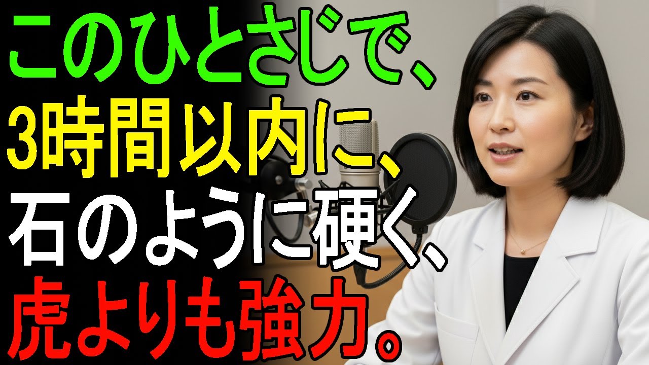再び強い勃起力を取り戻したいですか?“このひとさじ”で十分です!30年以上の経験を持つ泌尿器科専門医が伝える、より硬い勃起のための秘訣!|人生の教訓 |長生きの知恵|オーディオブック