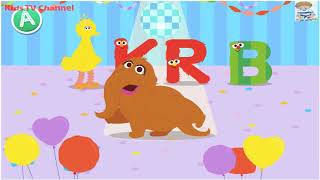 Strawberry Android IOS Gameplays | Big Bird & Snuffy's Letter Dance Party have fun | Game For Kids