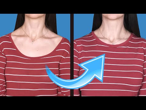 A sewing trick how to downsize a wide neckline easily and simply!