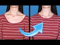 A sewing trick how to downsize a wide neckline easily and simply