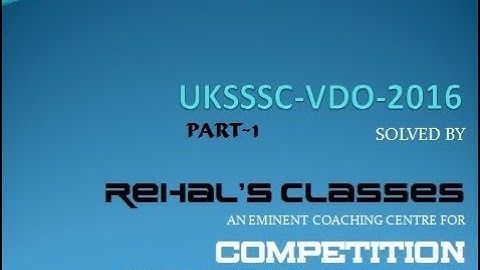 UKSSSC VDO 2016 PAPER SOLUTION