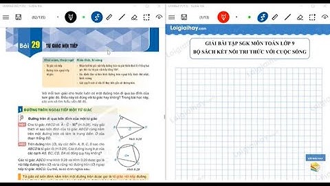 Bài 29 Chương 9: Tứ giác nội tiếp - Toán 9 - Kết nối tri thức