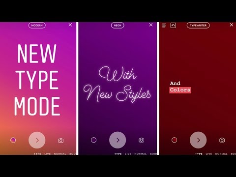 How to Use Instagram New 'Type-Only Mode' Feature For Stories | Instagram Adds Text-Only to Stories