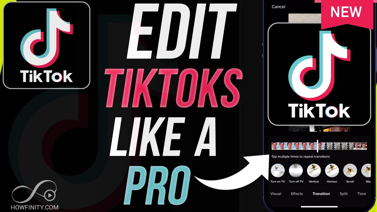 How To Edit A Tiktok Video - Youtube