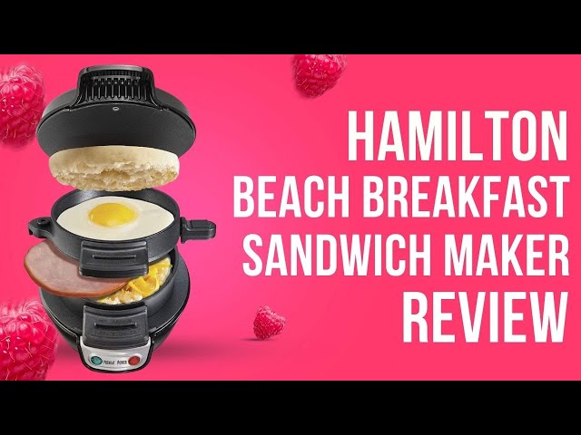 Hamilton Beach Breakfast Sandwich Maker Test & Demo