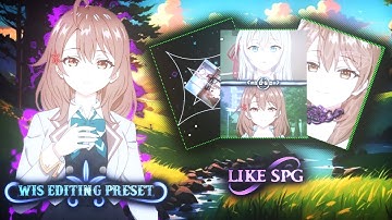 WIS Editing Preset 🔥| Free Preset ❤️| XML + Alight Link | No Discord Needed 💕