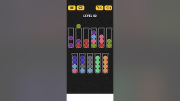 Ball sort puzzle. Level 62.