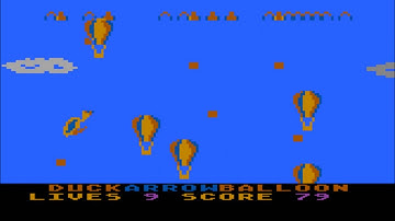 Duck, Arrow, Balloon (W.I.P.) for the Atari 8-bit family