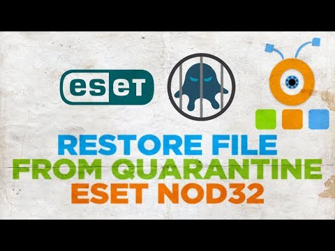 Video: Come Rimuovere Dalla Quarantena In NOD32