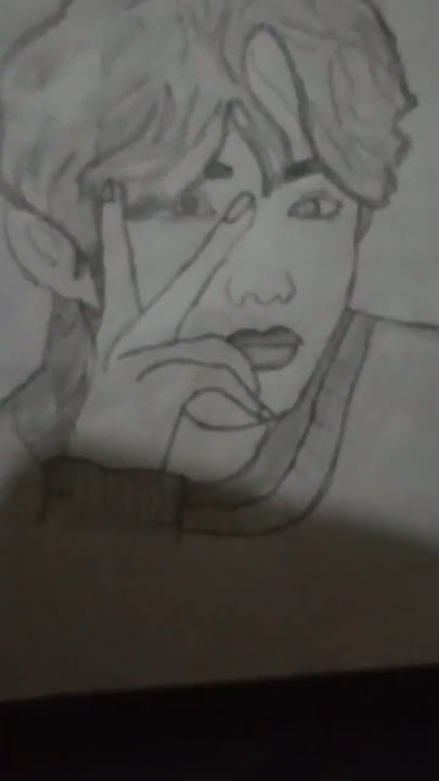 BTS V Drawing #Short#video Safa Art and Craft
