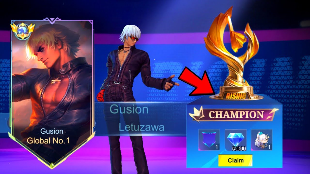 WHEN GLOBAL GUSION PLAY IN RISING LEAGUE FINALS (auto champion!!?)