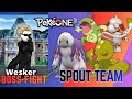 Pokeone Wesker Boss Battle Spout Team easy solo