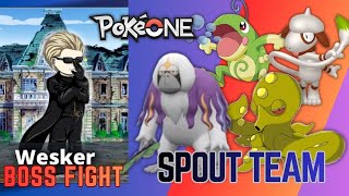 Pokeone - Wesker Boss Battle Spout Team Easy Solo