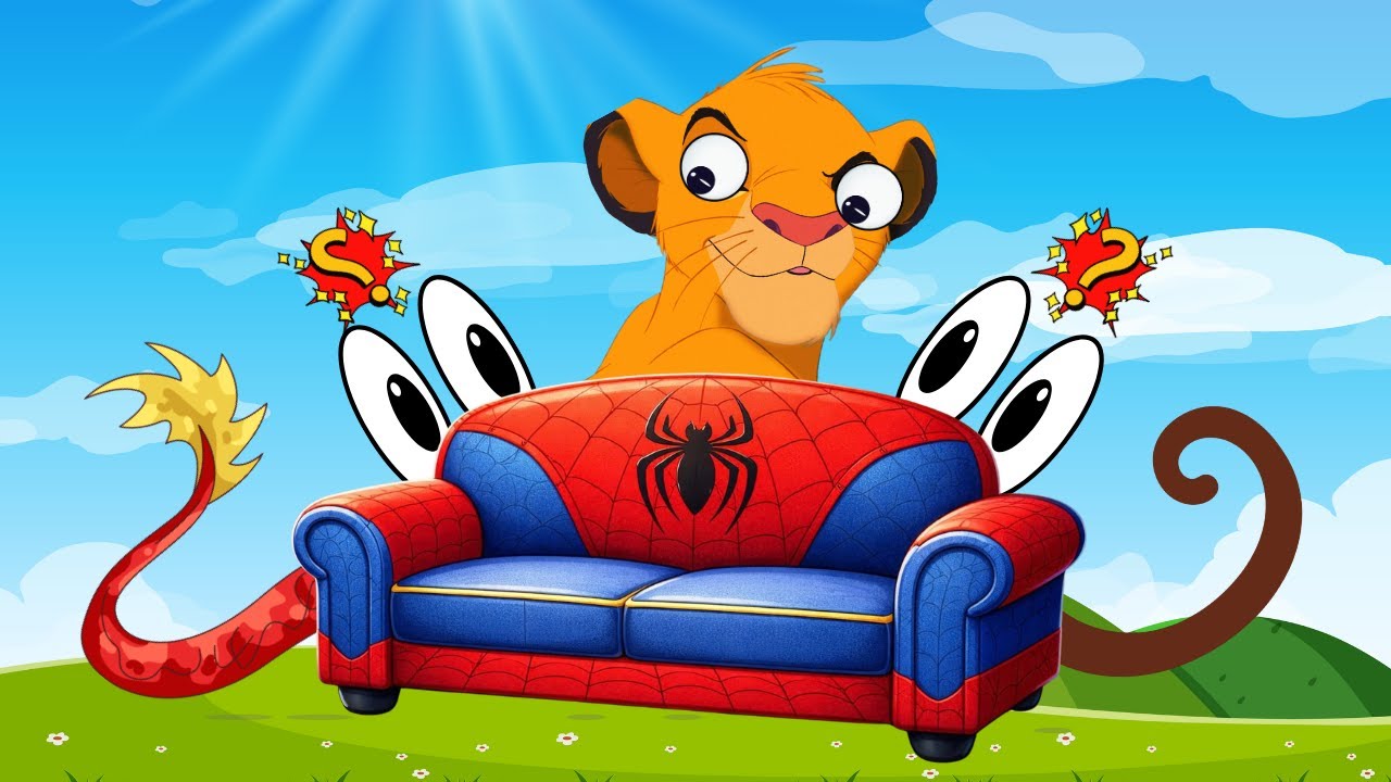 سيمبا ملك الغابة اختفي ! تحدي الغميضة | حواديت قبل النوم | قصص أطفال بالعامية |حواديت مع لى لى