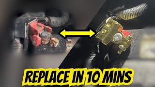 HOW to REPLACE BATTERY TERMINAL on HONDA ACCORD 2008-2012 (Without Replacing The Whole Wable)