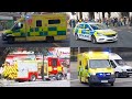 London Brixton Lambeth and Trafalgar Square emergency services responding