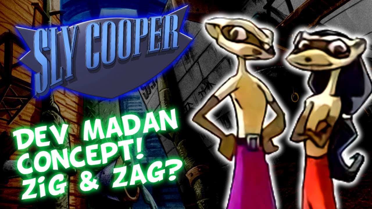 Sly Cooper - Dev Madan Concepts - Who Were Zig & Zag Supposed To Be?