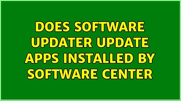 Ubuntu: Does Software Updater update apps installed by Software Center (2 Solutions!!)