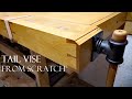 010 Tail vise for my woodworking workbench. TOOLMAKE19