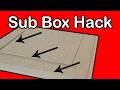 This Hack makes subwoofer boxes easy.