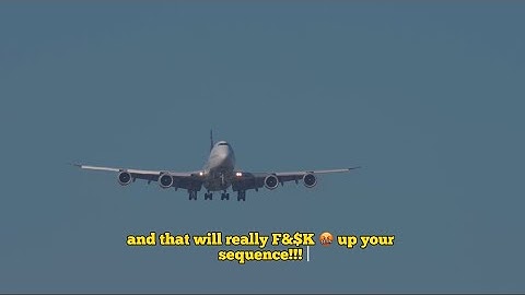 Lufthansa B747 Pilot argues with ATC 🤬 Low on fuel⛽️ #aviation #planespotting #cockpit #atc #boeing
