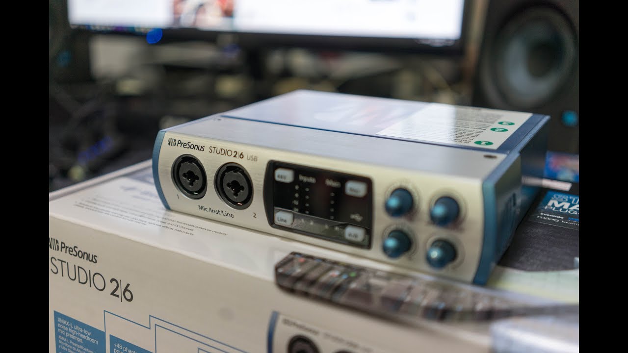 Presonus Studio 26 Audio Interface - Unboxing & Overview - YouTube
