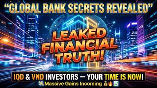 JUST IN: Wells Fargo & Chase Update on IQD & VND Live Rates! 🏦 US Banks Breaking News