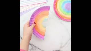 Paper Plate Butterfly Craft #crafts #diy #craftymoms