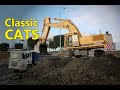 Classic plant machinery 30 year old caterpillar excavators in ireland4k
