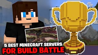 5 BEST MINECRAFT SERVERS FOR BUILD BATTLE 2023! (1080P HD)