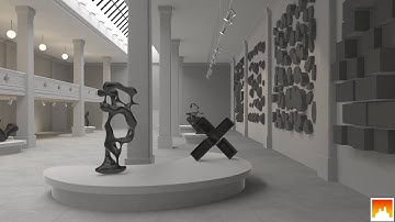 Modern Art Gallery Unity3d asset