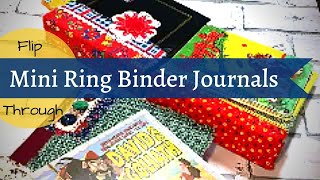 Junk Journal Flip-Through: Ring Binder Journals In A Compact Size (ALL SOLD - THANK YOU!)