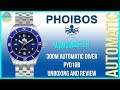 First Original Design! | Phoibos Wavemaster 300m Chinese Auto Diver PY010B Microbrand Unbox & Review