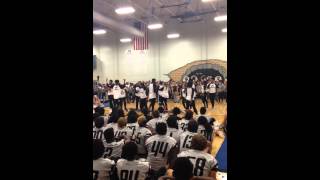 HCHS dance team football pep rally 8/27/15