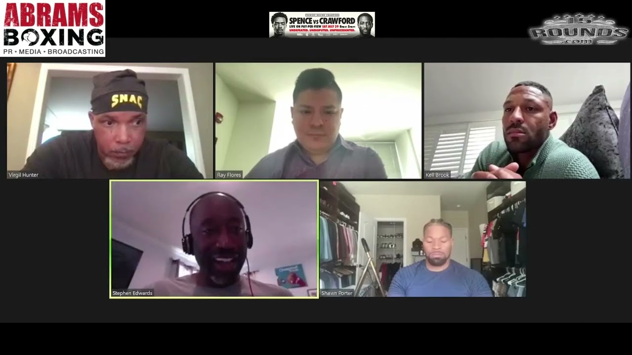 Kell Brook, Shawn Porter, Virgil Hunter and Stephen Edwards Media Roundtable