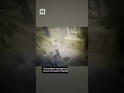 Israeli settlers filmed spitting at Virgin Mary shrine in Jerusalem.