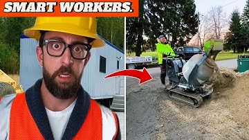 Smart Workers Using High-Power Tools in Perfect Sync ✅