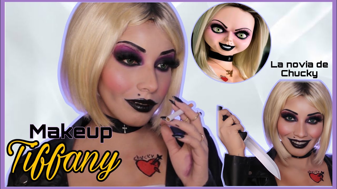Maquillaje Tiffany La novia de Chucky Halloween 🎃 - albercada