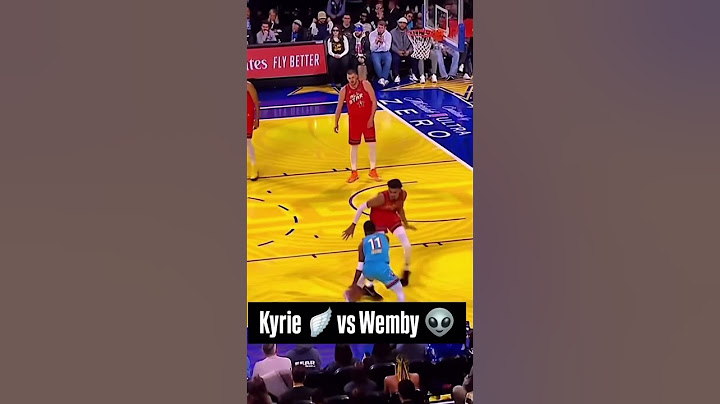 WEMBY DID NOT LOCK BRO UP KYRIE JUST MISSED🤣💯💯