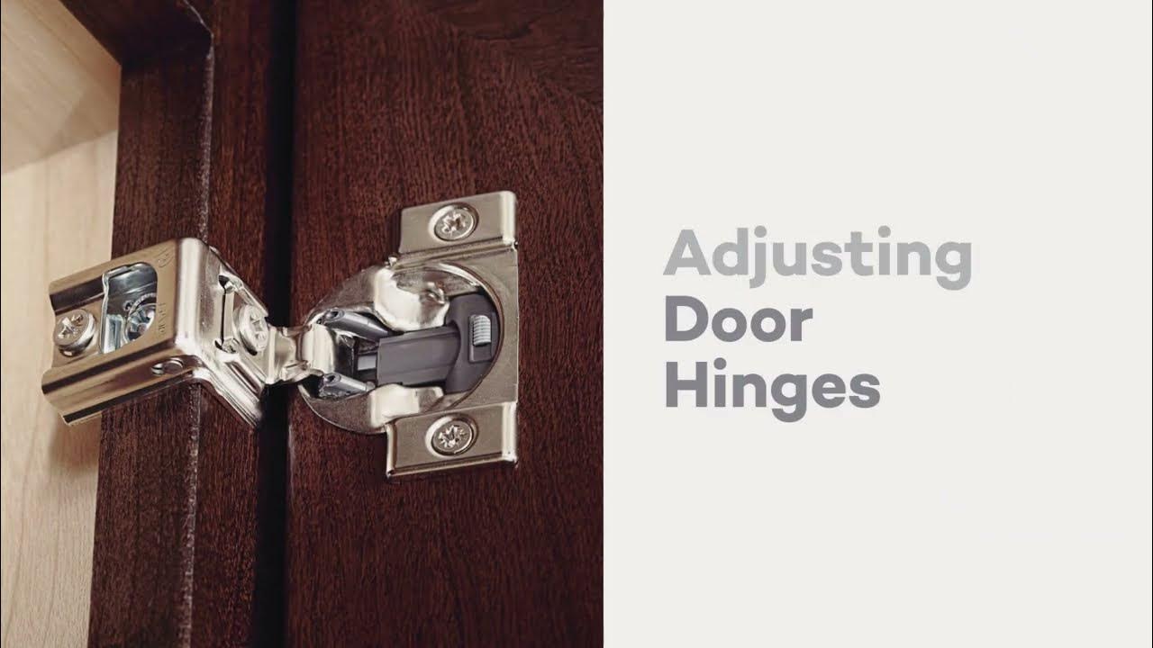 How to Adjust KraftMaid Door Hinges YouTube
