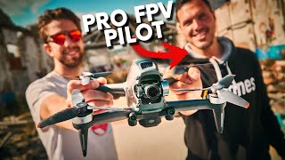 What If A Real Pro FPV Pilot Flies the DJI FPV Drone? | Reactions and Feelings