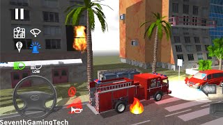 Urban City Fire Truck 🔥🔥🔥🔥🚒Fire Engine Simulator Mobile Gameplay (Android, iOS) FHD screenshot 1