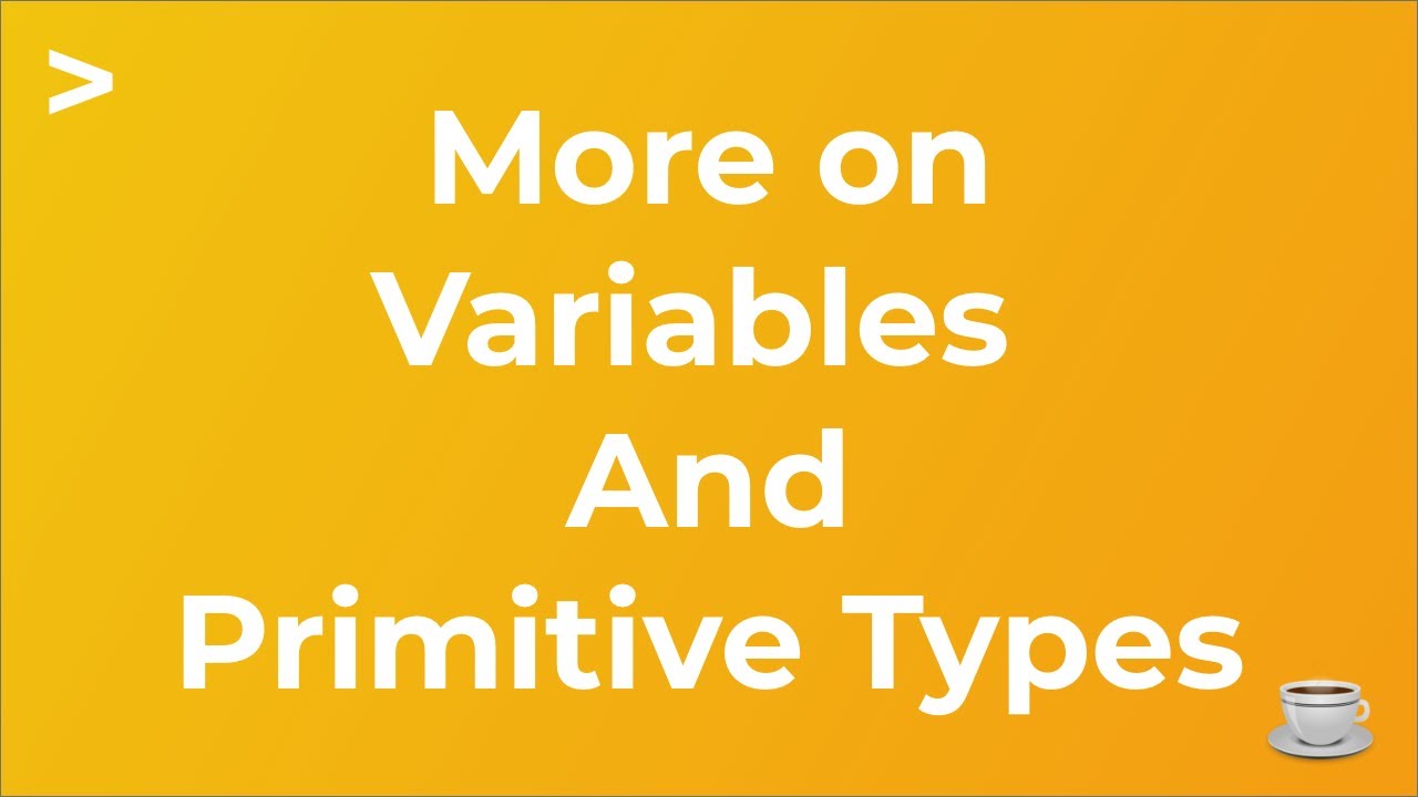 Java L2 - More on Variables and Primitive Types - YouTube