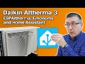 Daikin altherma 3 heat pump and home assistant