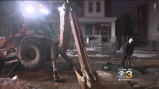 Harsh Weather Has Crews Scrambling To Repair Water Main Breaks Across Philadelphia