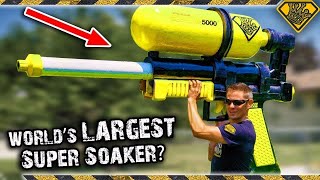 The World's SECOND Largest Super Soaker!  TKOR Experiments Making The Largest Water Gun Ever